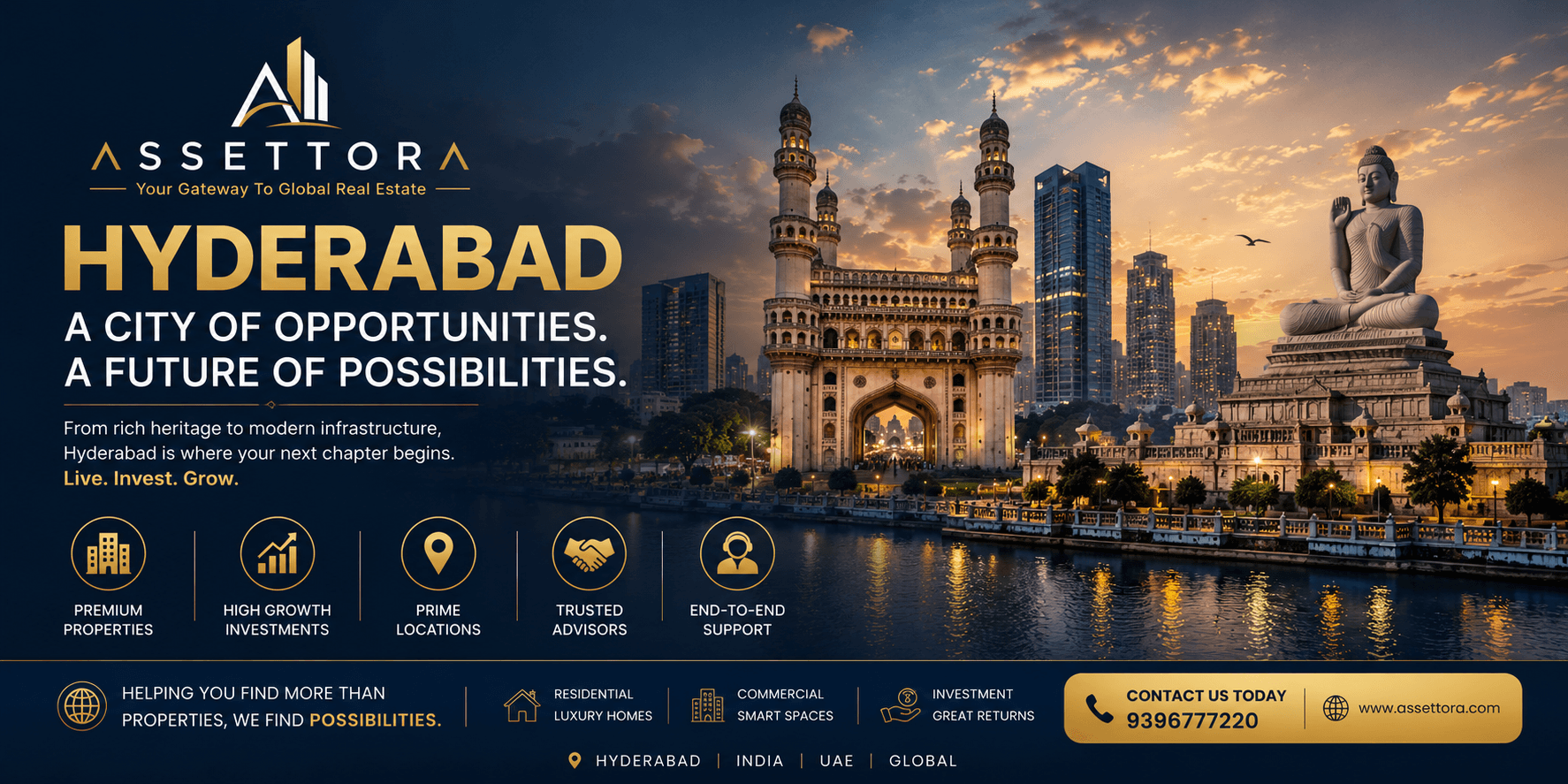 Assettora — Hyderabad: a city of opportunities, a future of possibilities