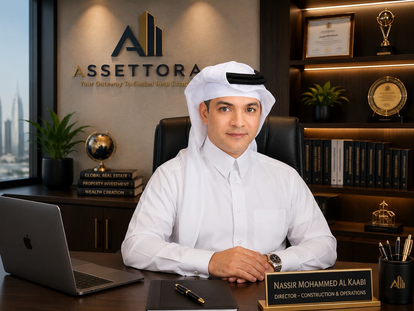 Portrait of Nassir Mohammed Al Kaabi, Director – Construction & Operations at Assettora