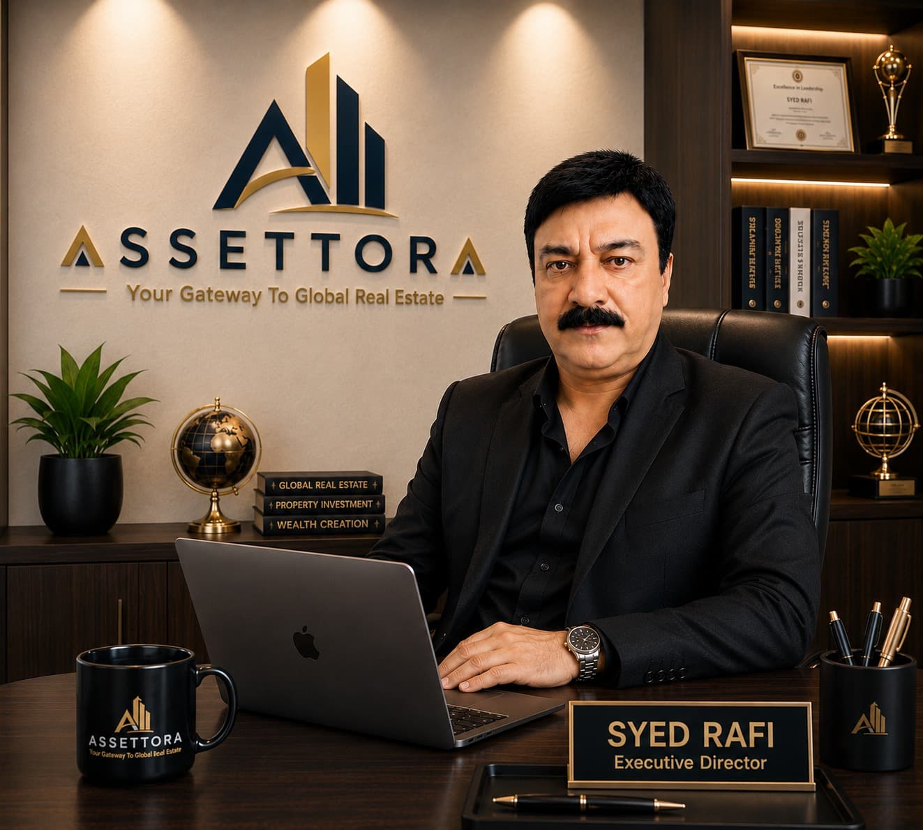 Portrait of Syed Rafi, Executive Director – Business Development at Assettora